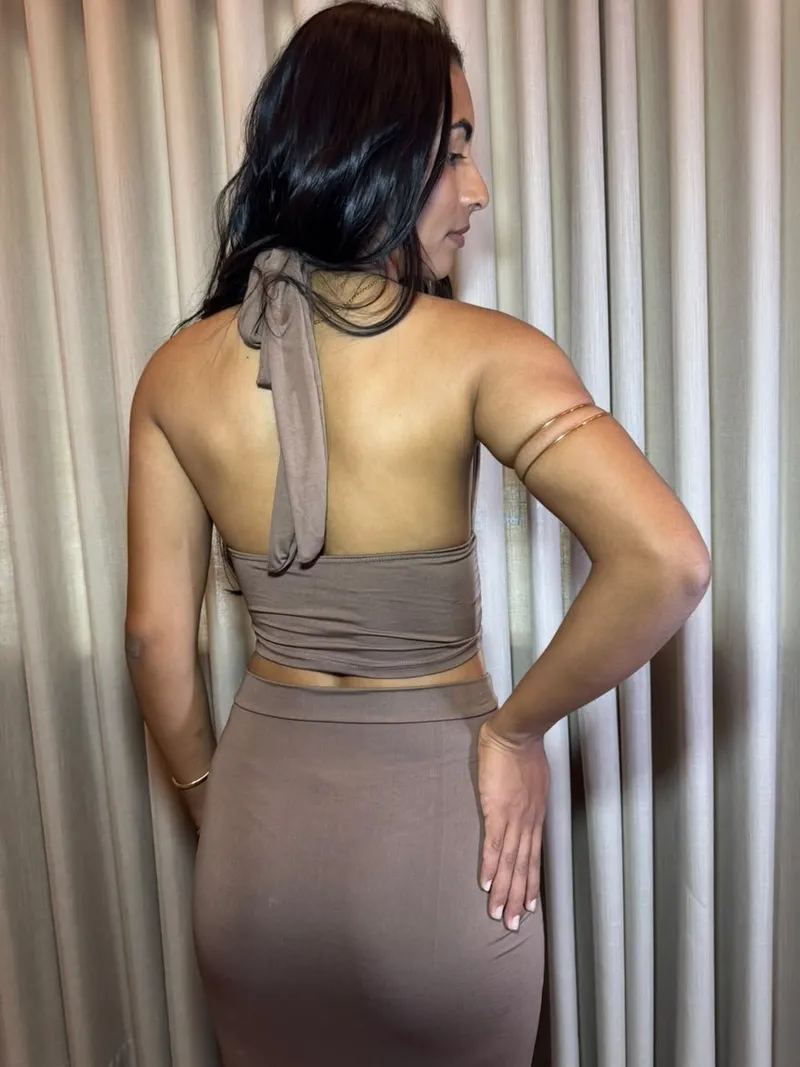 CONJUNTO ELISA — Marrom — foto 3