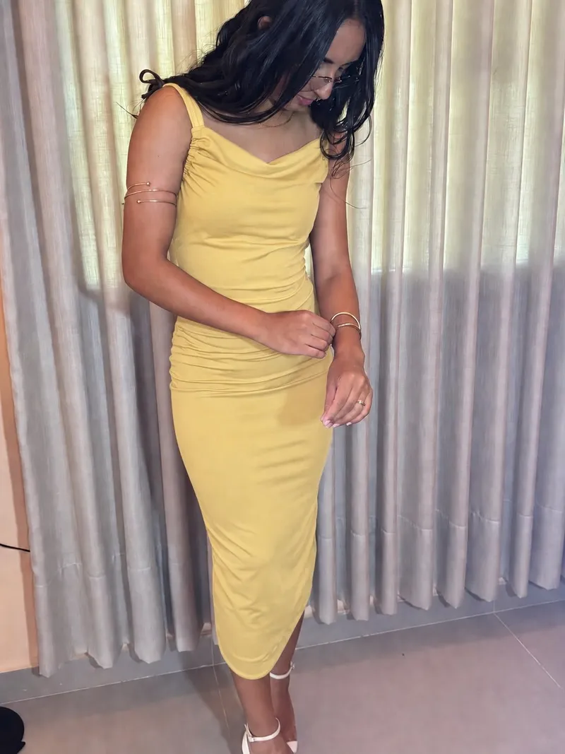 VESTIDO LUNA — Amarelo