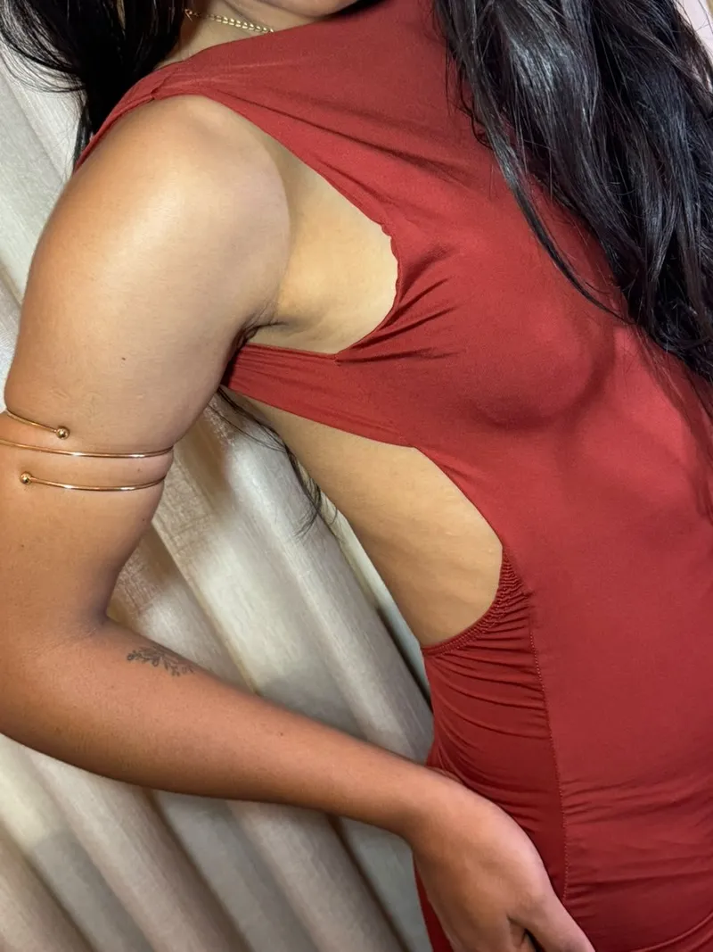 VESTIDO MAYA — Terracota — foto 2