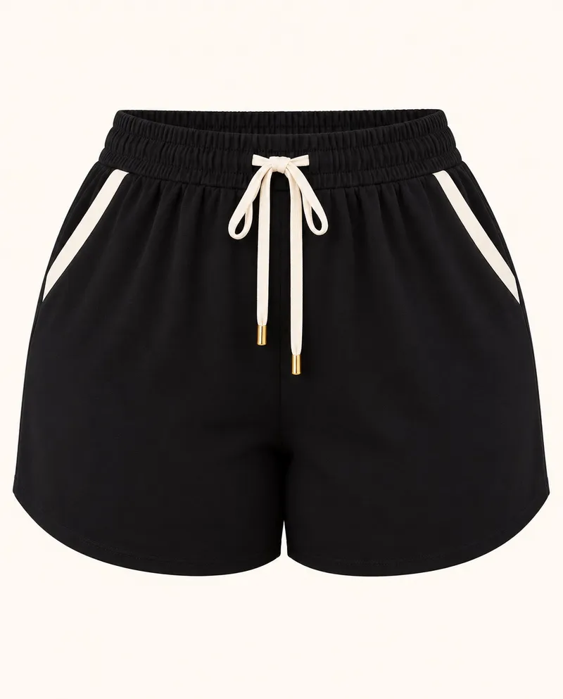SHORT ANA PLUS — Preto