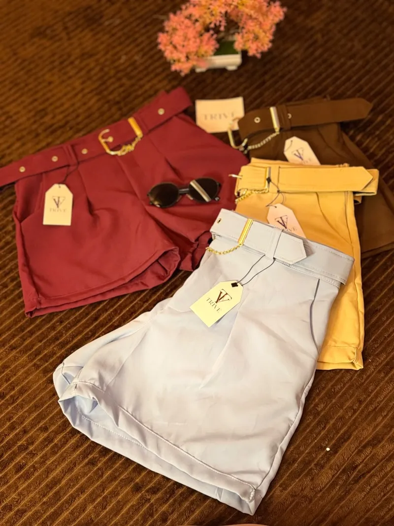 SHORT ALFAIATARIA — Azul Claro — foto 2