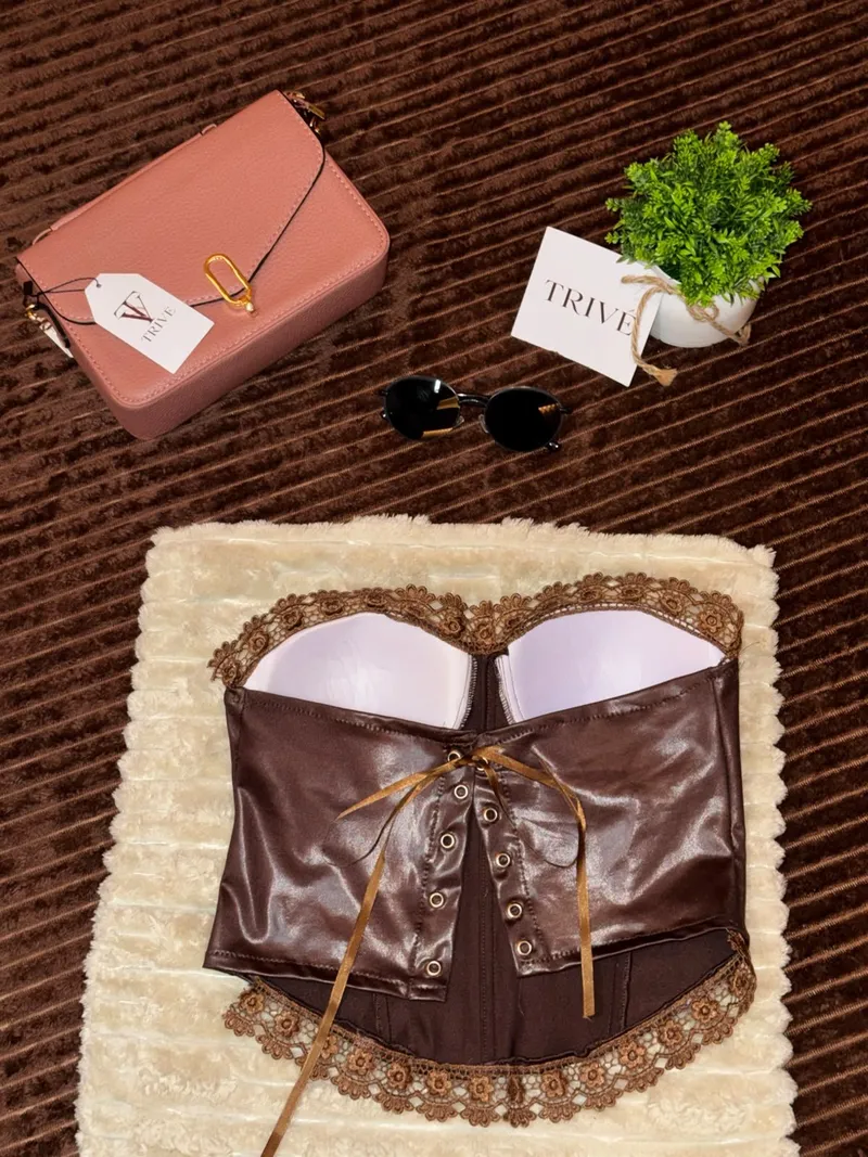 CORSET VERONA — Marrom Chocolate — foto 2