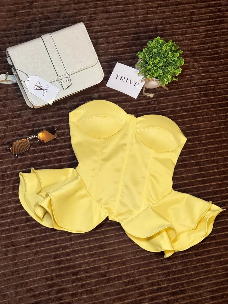 CORSET ROSALIE — Amarelo