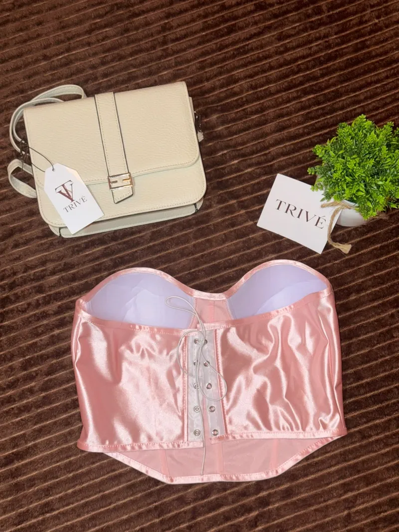 CORSET LUMIÈRE — Marrom/Champagne — foto 2